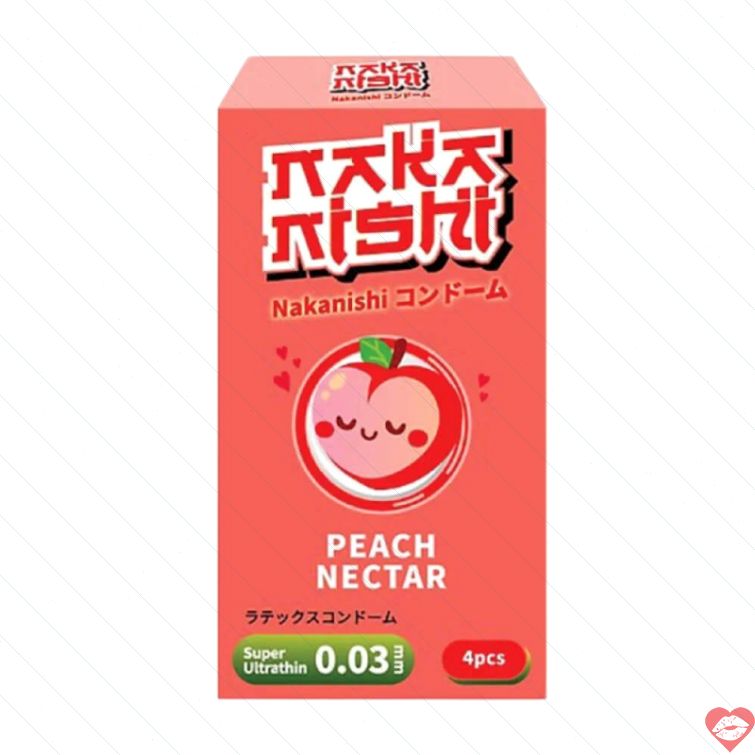 Bao cao su Nakanishi 003 hương đào siêu mỏng thơm kích thích 