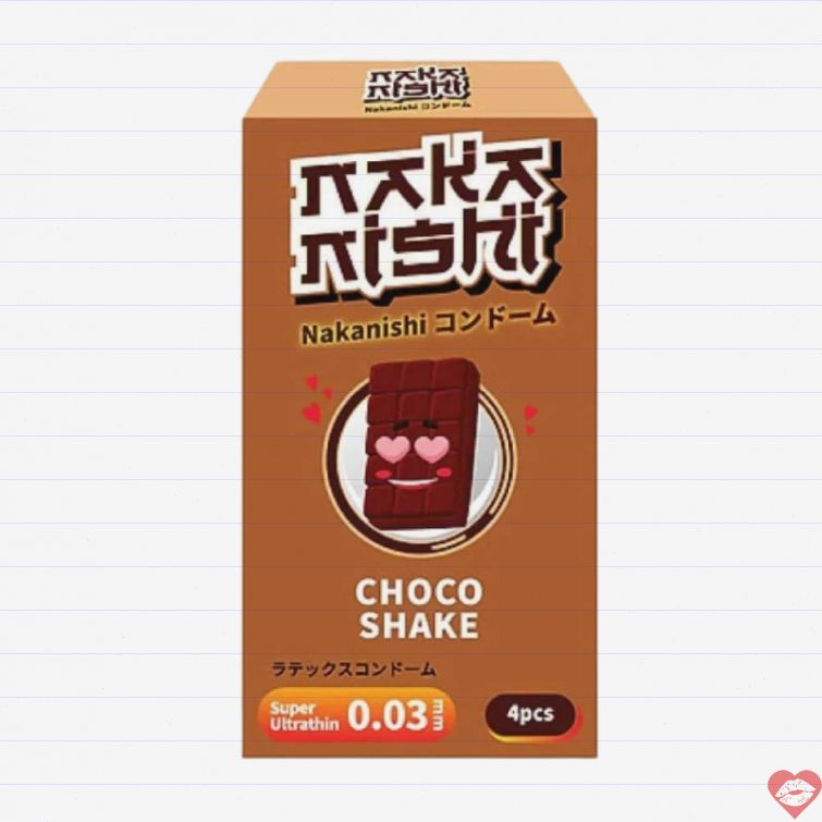 Bao cao su Nakanishi 003mm huong chocolate cuc mong 