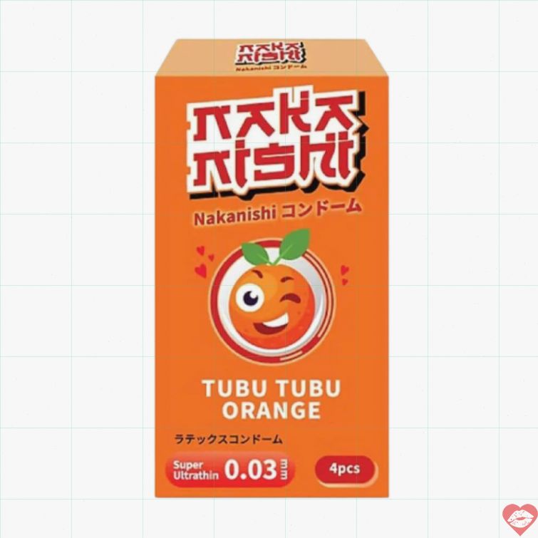 Bao cao su siêu mỏng 0.03 hương cam kích thích 