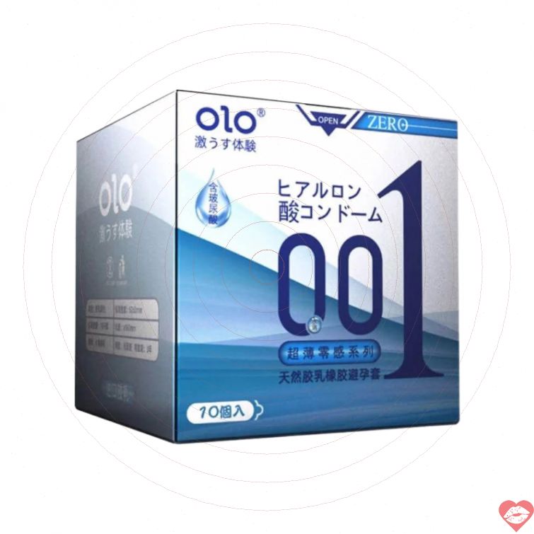 Bao cao su OLO 001 siêu mỏng nhiều gel cực sướng 