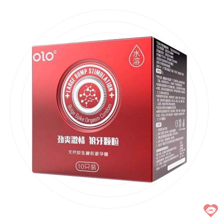 bao cao su olo 001 gân nổi siêu mỏng ấm hương vani 