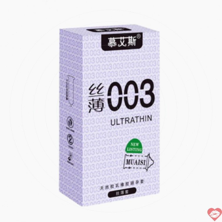 Bao cao su Muaisi 003 siêu mỏng mềm mại 