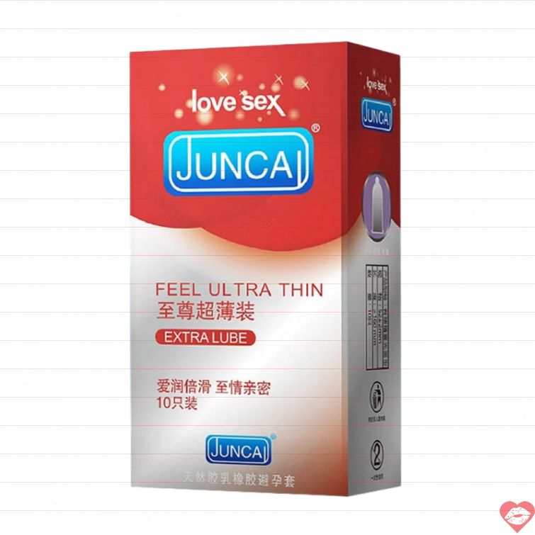 Bao cao su Juncai siêu mỏng nhiều gel trơn 