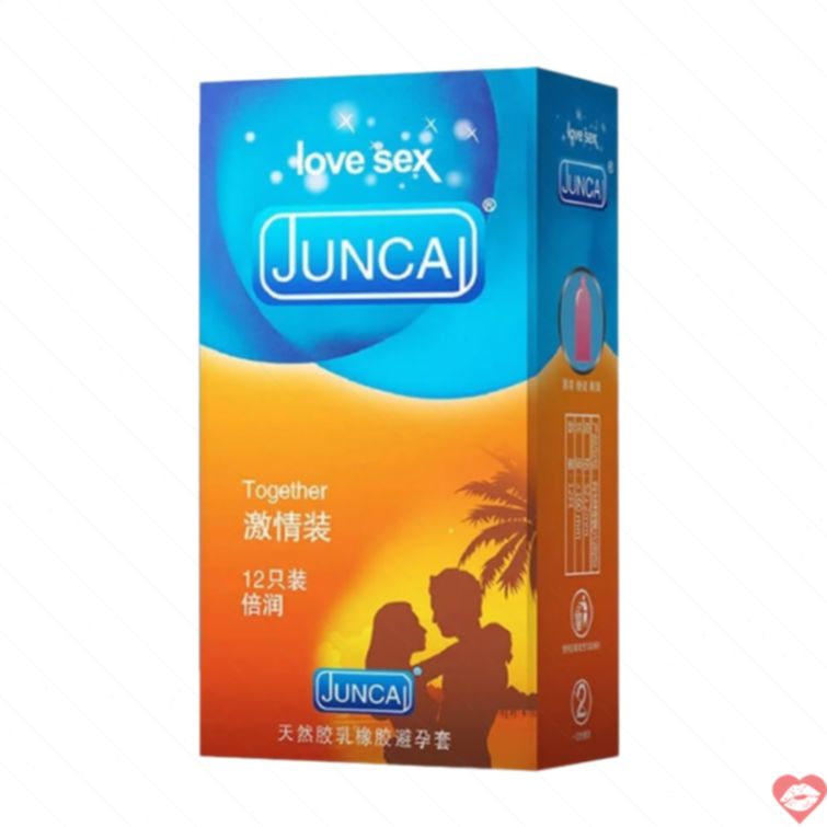 Bao cao su Juncai Together tăng ma sát hộp 12 