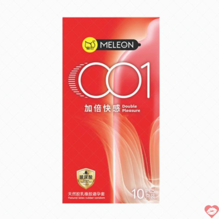 Bao cao su Meleon 001 siêu mỏng nhiều gel trơn 