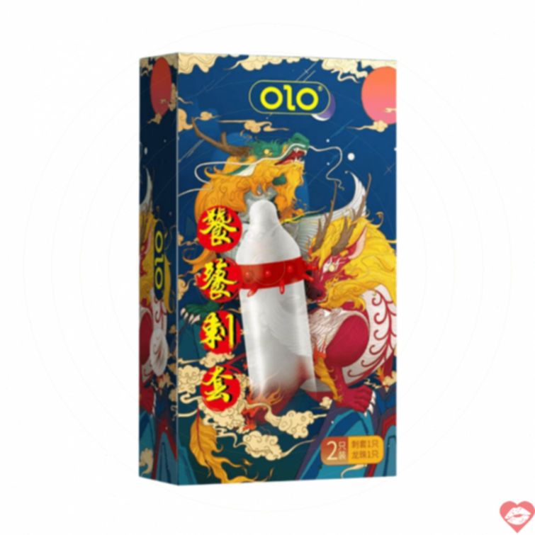 Bao cao su OLO rồng vàng gai bi tăng khoái cảm 