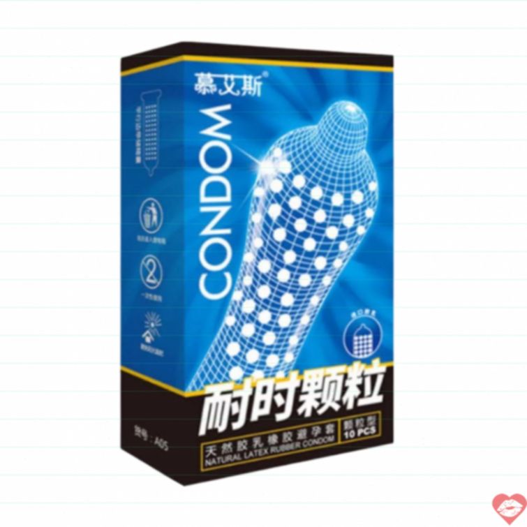 Bao cao su Muaisi xanh nhiều gel gai kích thích 