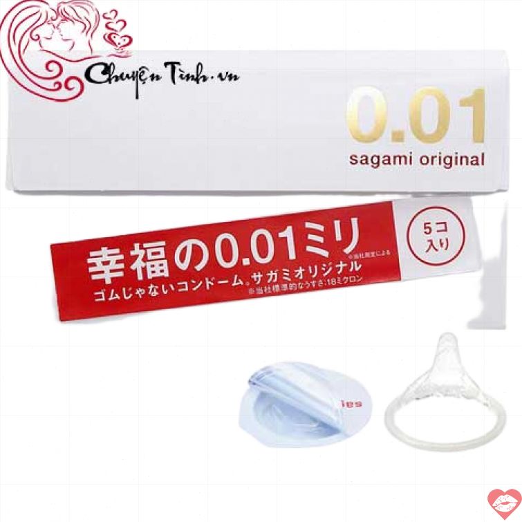Bao cao su Sagami 0.01 siêu mỏng Nhật 