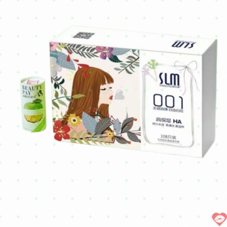 Bao cao su slim 001 hộp 100 cái siêu mỏng 