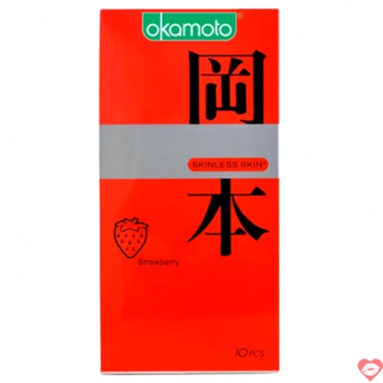 Bao cao su Okamoto hương dâu mềm mịn kích thích 
