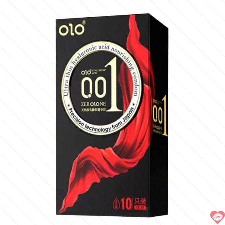 Bao cao su OLO Thin 001 siêu mỏng nhiều gel trơn 