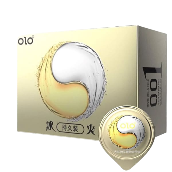  Bỏ sỉ Bao cao su OLO Băng lửa Ice and Fire Lasting kéo dài thời gian – Hộp 10 cái  giá tốt 