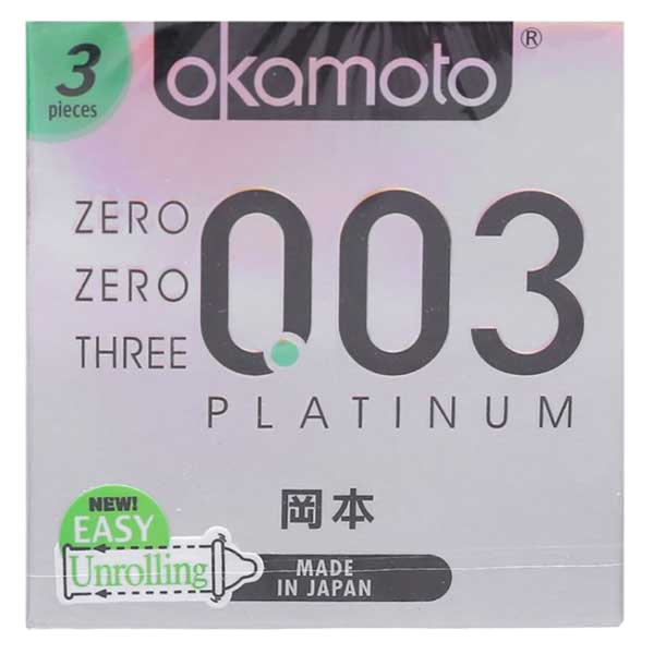  Đánh giá Bao cao su Okamoto 0.03 Platinum Siêu mỏng Trong suốt  chính hãng 