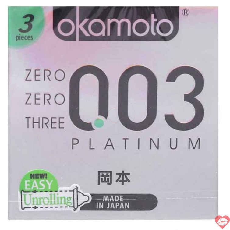 Bao cao su Okamoto 0.03 siêu mỏng chân thật 