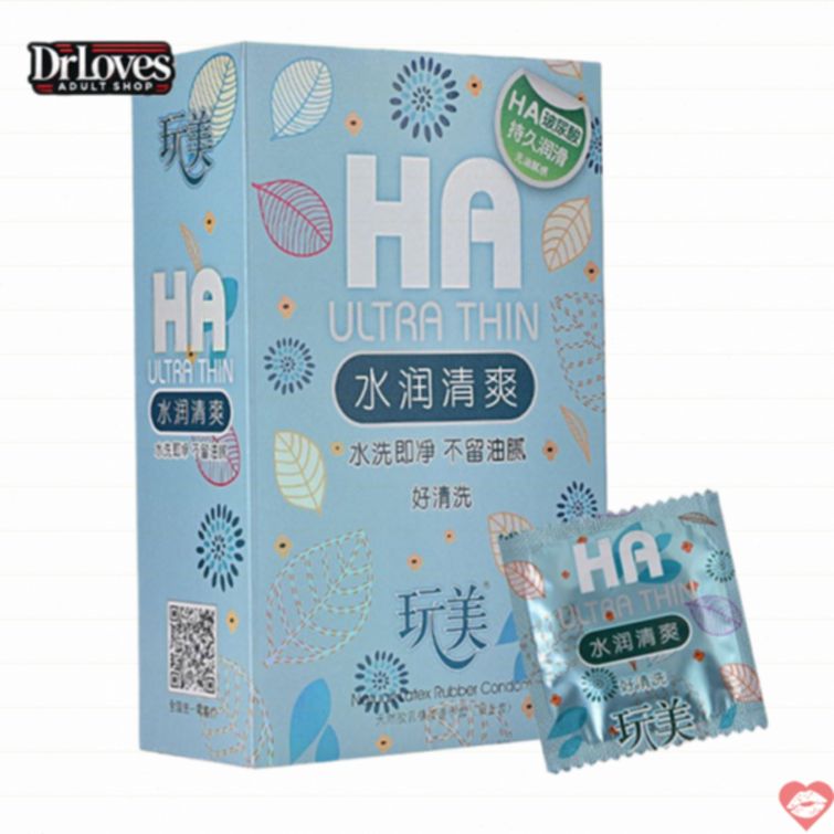 bao cao su sieu mong ha ultra thin huong vani 