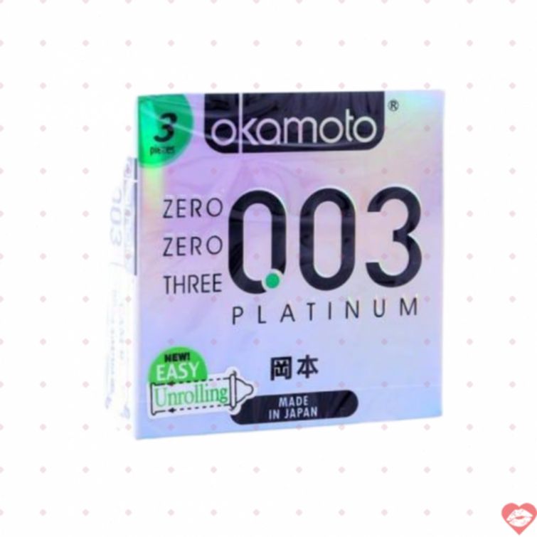 Bao cao su Okamoto 0.03 siêu mỏng Nhật Bản 