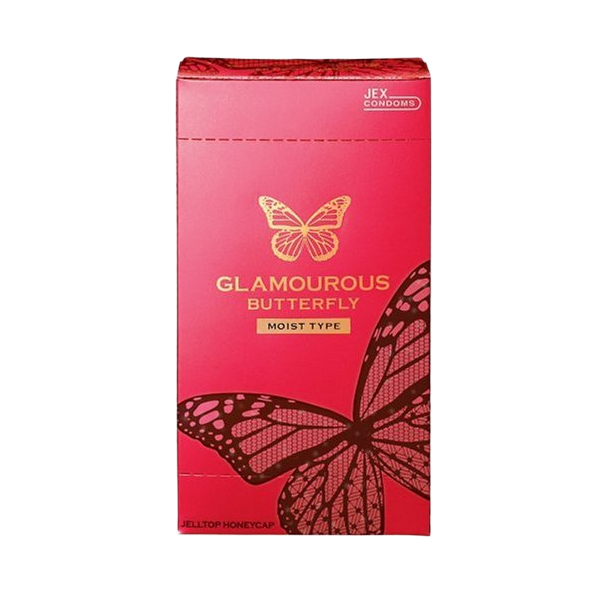  Shop bán Bao cao su Jex Glamcurous Butterfly moist 1000-hộp 12c  hàng xách tay 