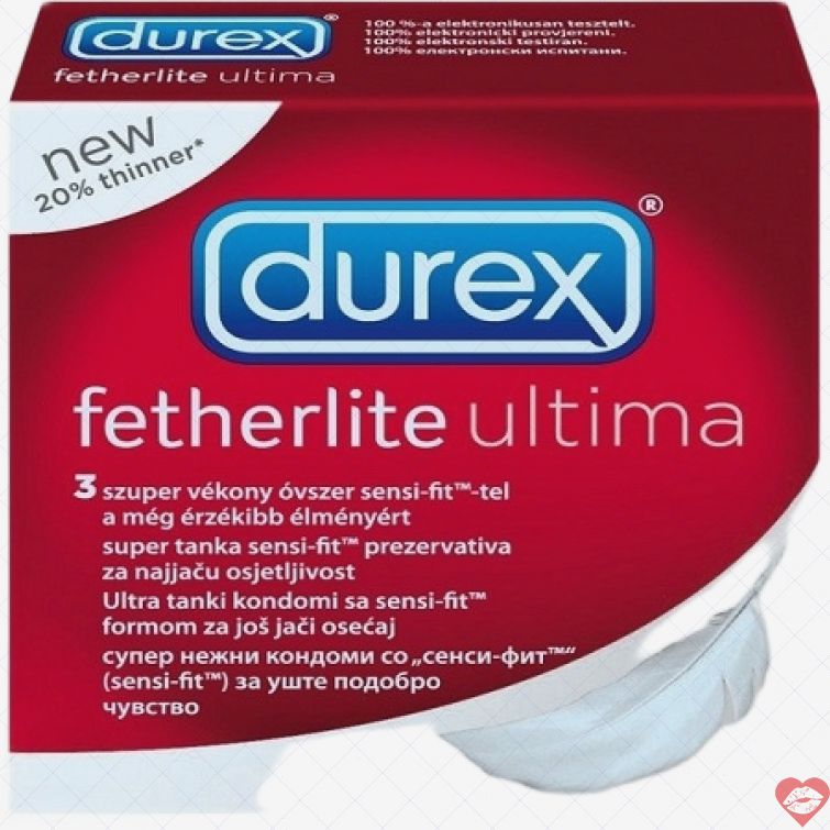 Bao cao su Durex Fetherlite siêu mỏng 3 cái 