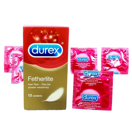  Đại lý Bao cao su Fetherlite 12 chiếc - DUREX  loại tốt 