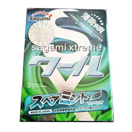  Nơi bán Bao cao su cao cấp Nhật bản Sagami Spearmint hương bạc hà dịu mát  chính hãng 