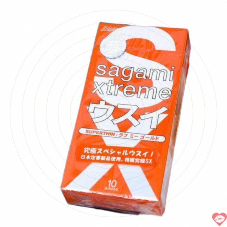 Bao cao su Sagami Love Me Gold Orange 10c 
