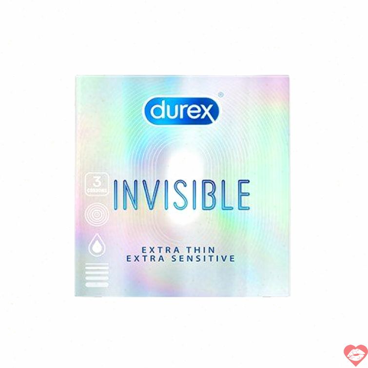 Bao cao su Durex Invisible siêu mỏng chân thật 