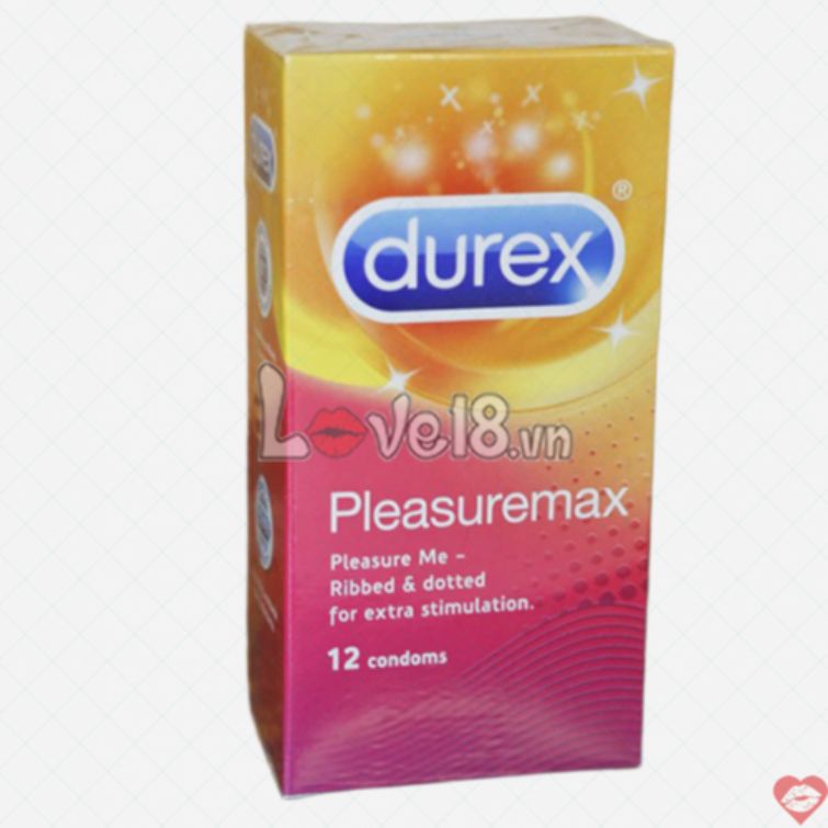 Bao cao su Durex gân gai chính hãng tăng khoái cảm 
