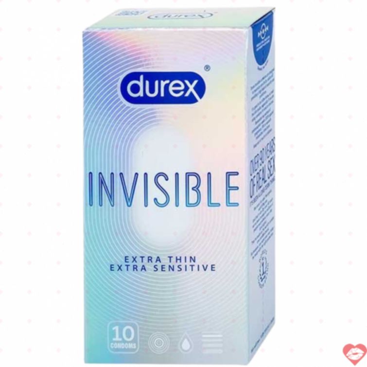 Bao cao su Durex Invisible siêu mỏng ôm khít 