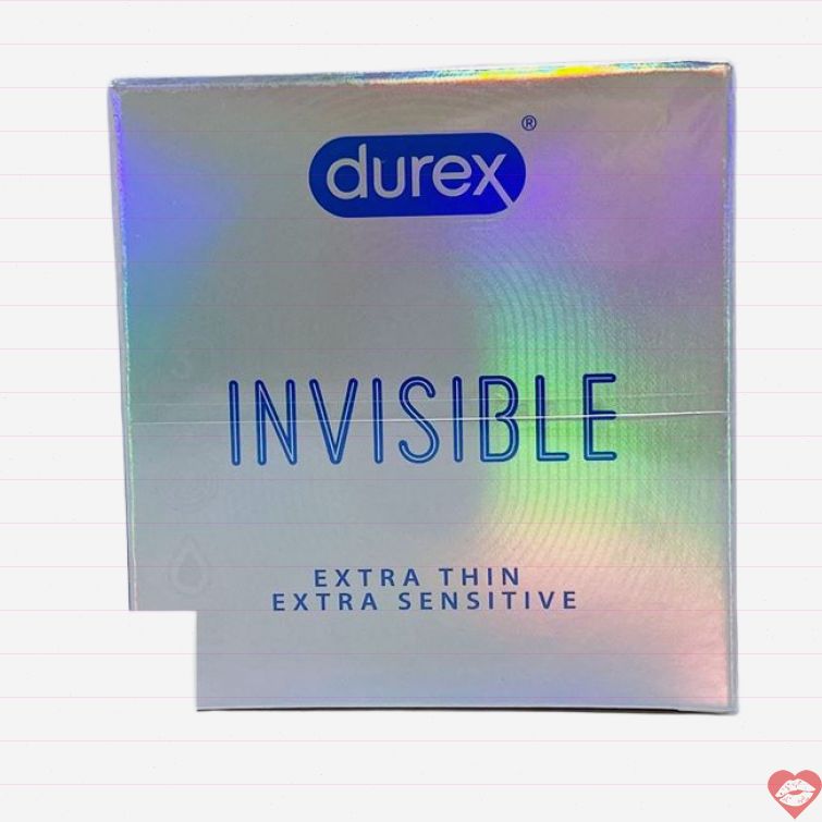 Bao cao su Durex Invisible siêu mỏng tăng cảm giác 
