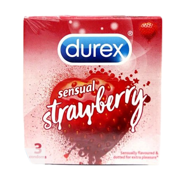  Bán BCS hương dâu có gai Durex Strawberry  mới nhất 