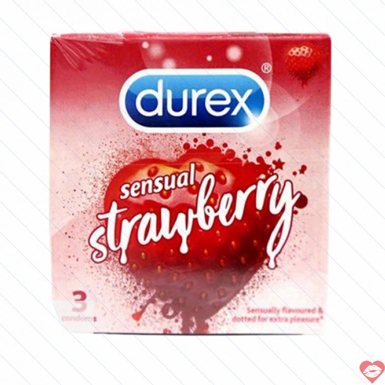 Bao cao su Durex hương dâu gai tăng khoái cảm 