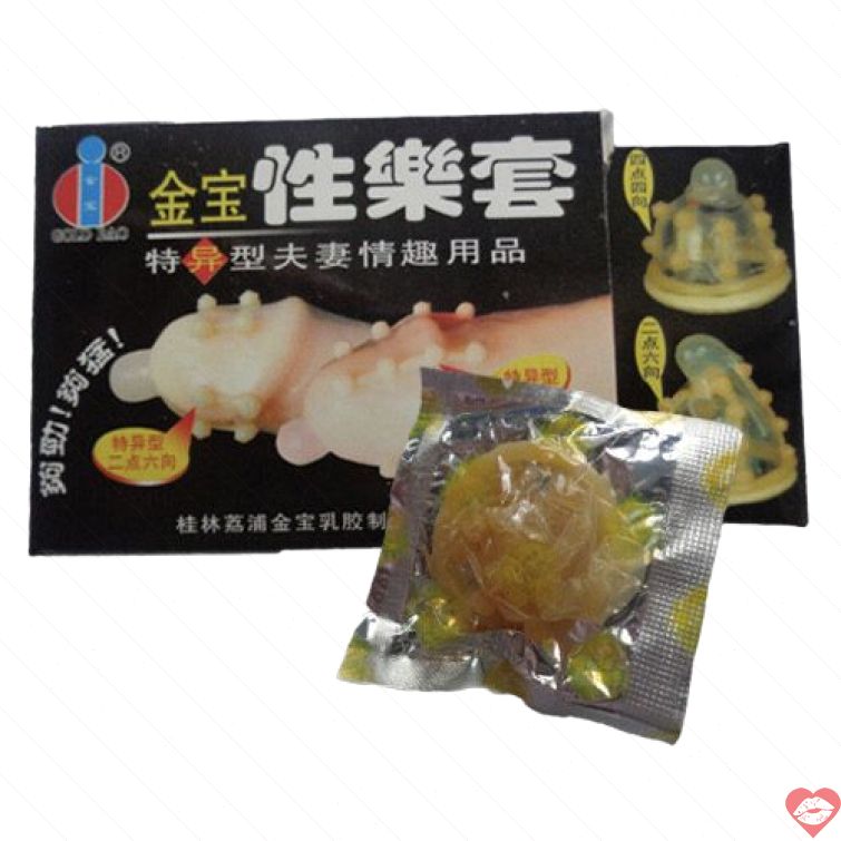 Bao cao su gai bi mềm hộp 2 chiếc tăng khoái cảm 