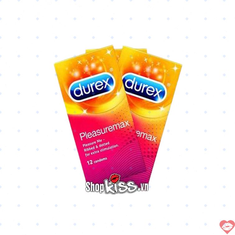 Bao cao su Durex Pleasure Max gân gai chính hãng 