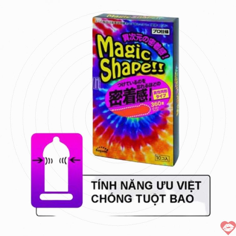 Bao cao su Sagami 3D gân sọc siêu kích thích 