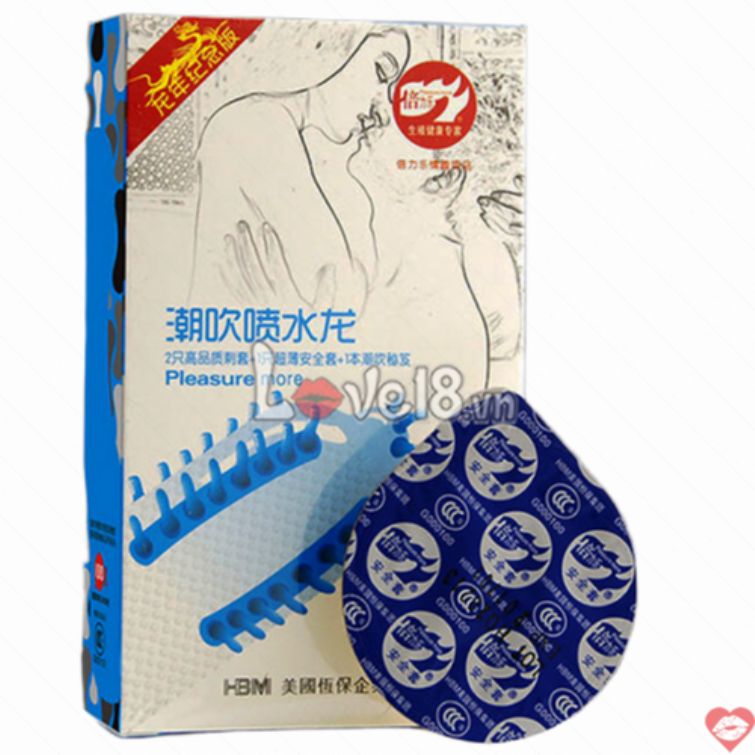 Bao cao su gai râu bi Pleasure More tăng khoái cảm 