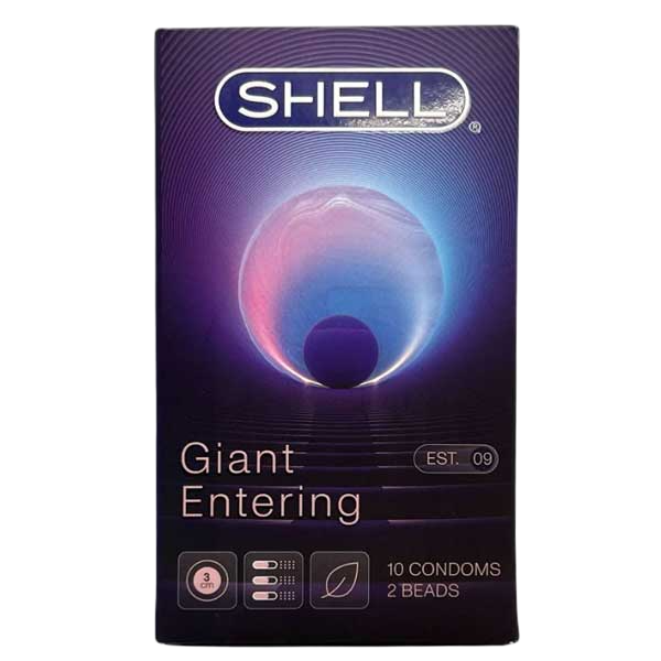 Cung cấp Bao cao su Shell Giant Entering Gai Gân + 2 Bi tăng 3cm  có tốt không? 