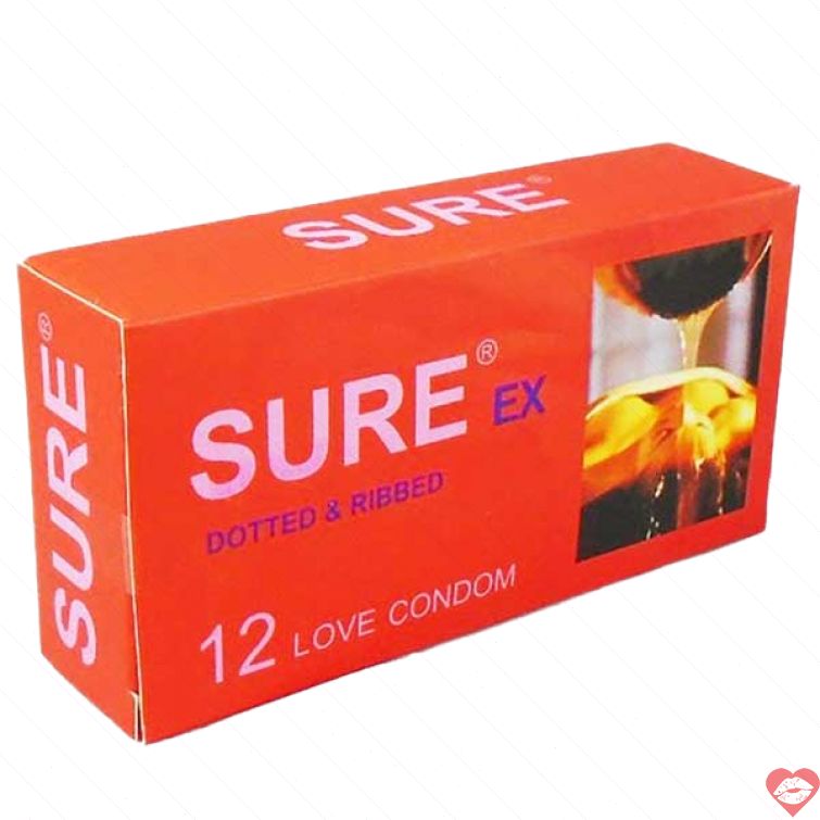 Bao cao su Sure đỏ bạc hà kéo dài thời gian 