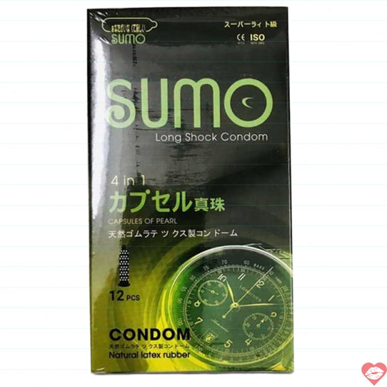 Bao cao su Sumo 4in1 gai gân kéo dài cực khoái 