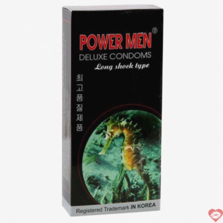 Bao cao su Powermen cá ngựa gai kéo dài cực đã 