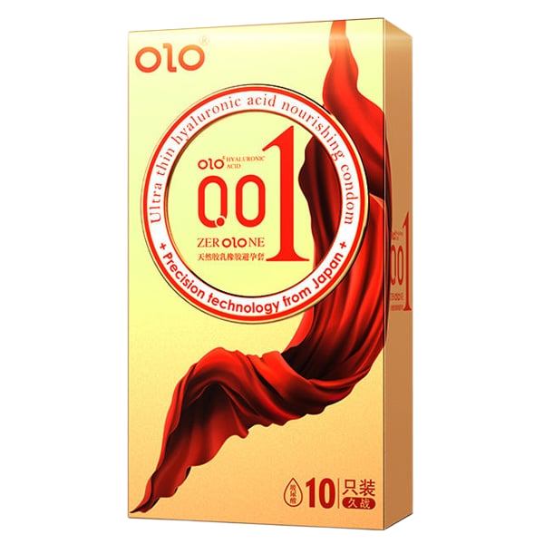  Giá sỉ Bao cao su OLO Red Thin 001 Square Gold siêu mỏng gai nổi bó sát  tốt nhất 