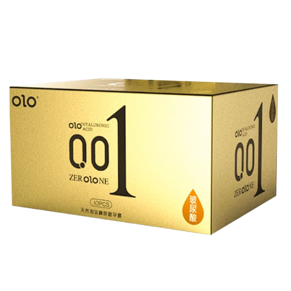  Đánh giá Bao cao su OLO New Three 0.01 Jelly Gold – Gân nổi  cao cấp 