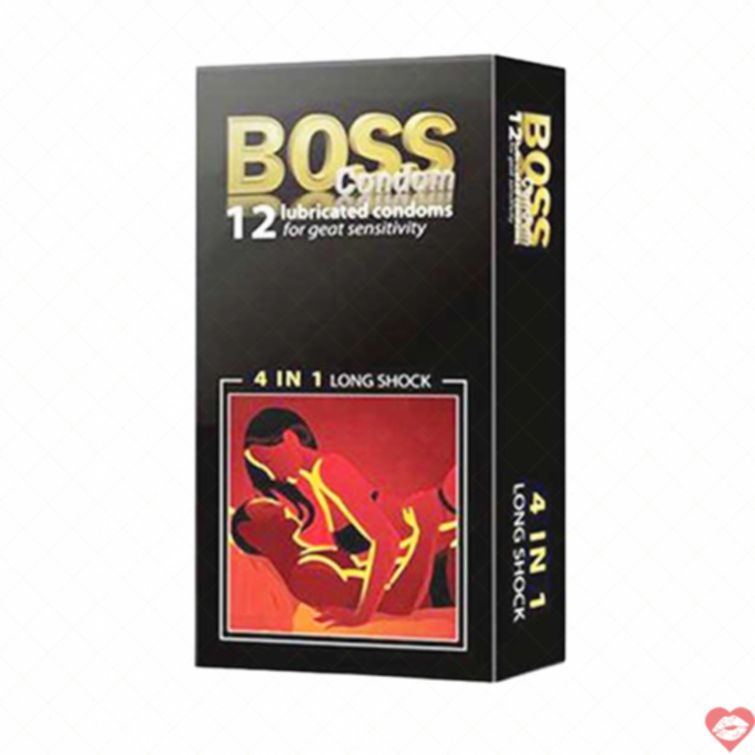 Bao cao su Boss 4in1 gai gân kéo dài thời gian 