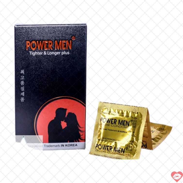 Bao cao su gai kéo dài Power Men size nhỏ 