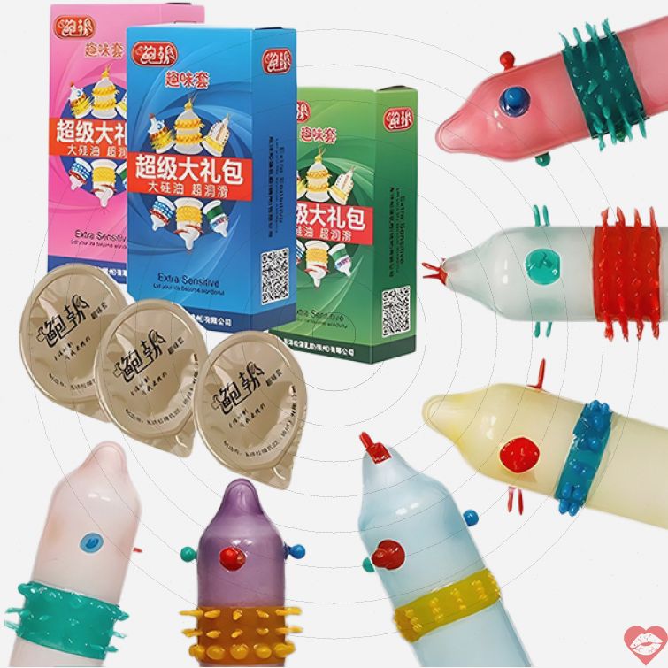 Bao cao su gai râu Runbo Big 6 kiểu kích thích 