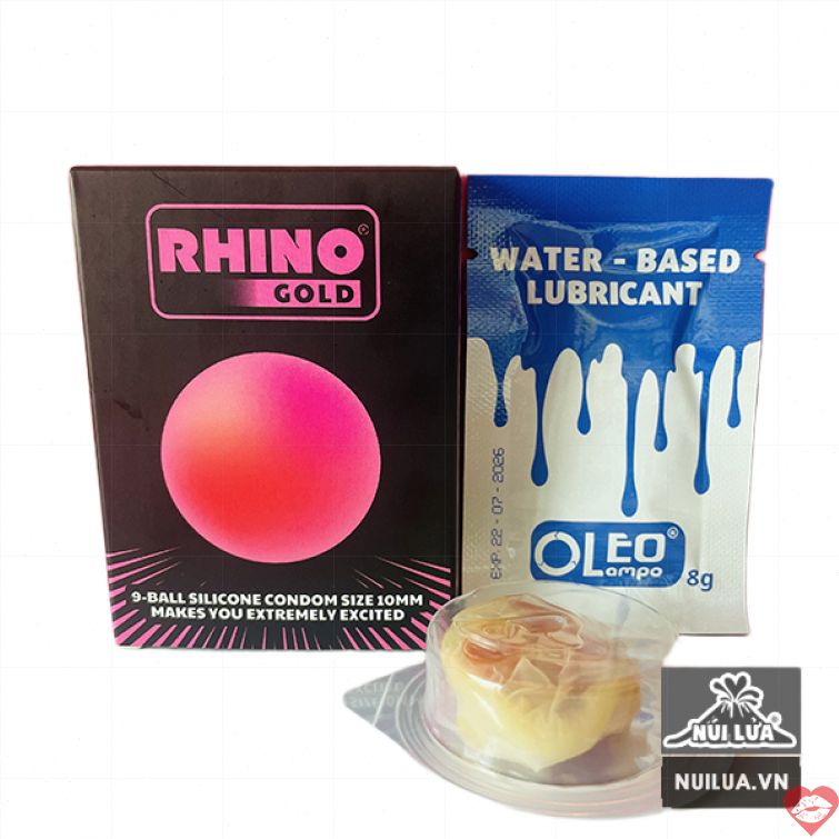 Bao cao su Rhino Gold 9 bi gai siêu kích thích 