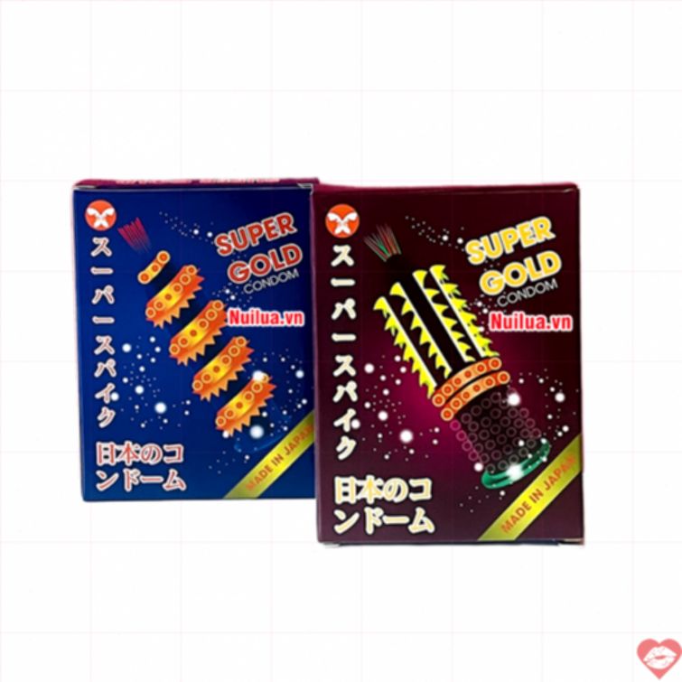 Bao cao su Super Gold gai lớn tăng khoái cảm 