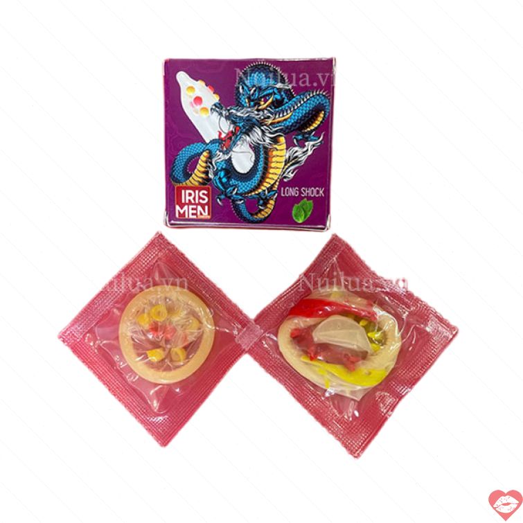 Bao cao su Iris Men gai lớn tăng khoái cảm 