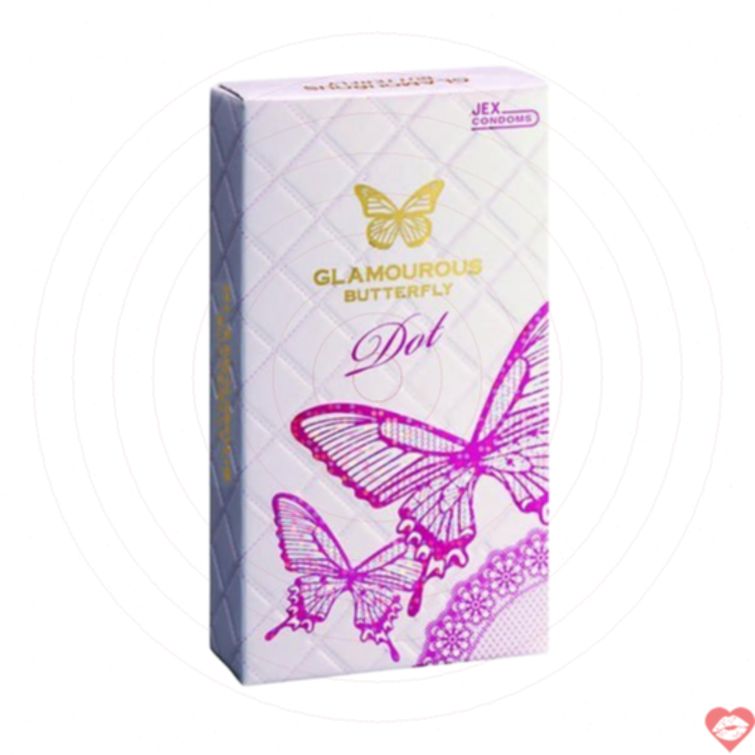 Bao cao su Jex Butterfly dot nhiều gai tăng kích thích 