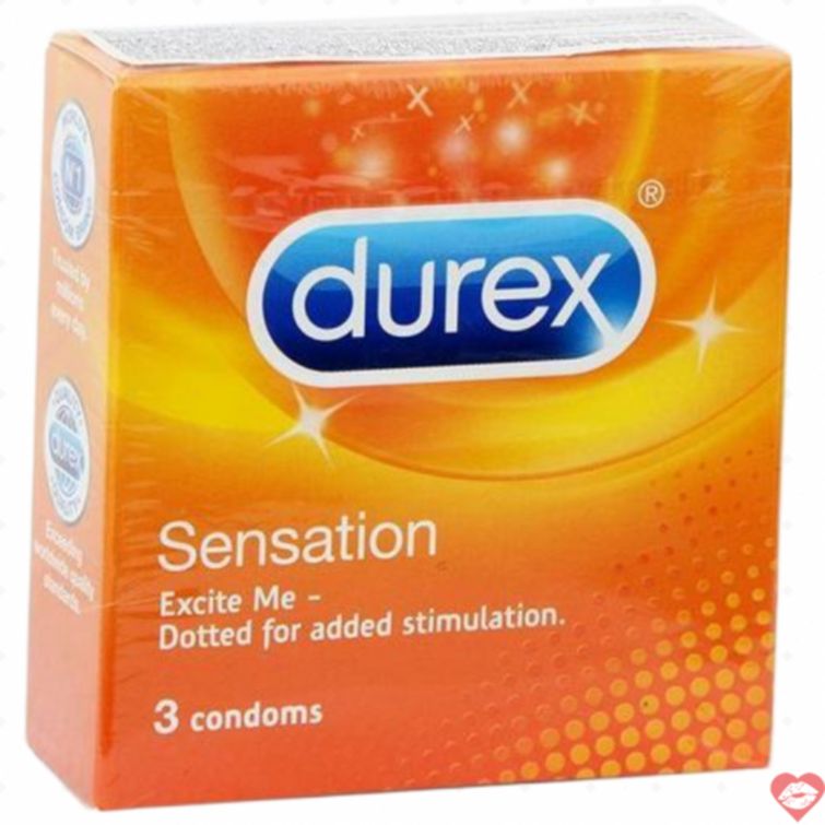 Bao cao su Durex Sensation gai tăng khoái cảm 