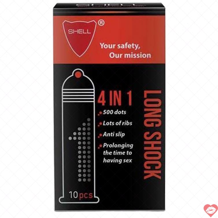 Bao cao su Shell 4in1 siêu mỏng siêu dai 